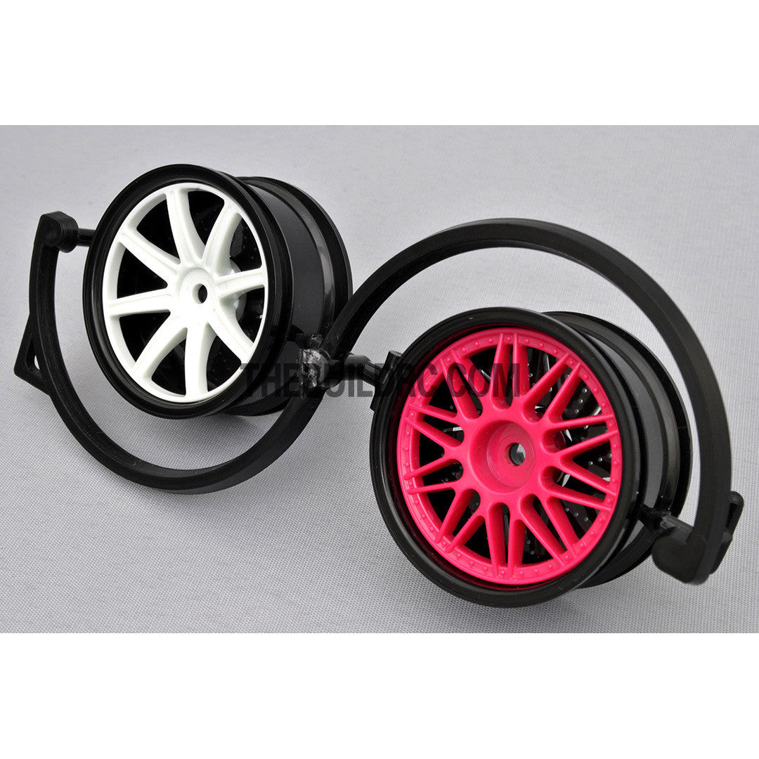 1/10 RC Car Wheel Spoke Set (Black)
