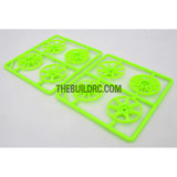 1/10 RC Car Wheel Spoke Set (Green)