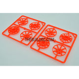 1/10 RC Car Wheel Spoke Set (Orange)