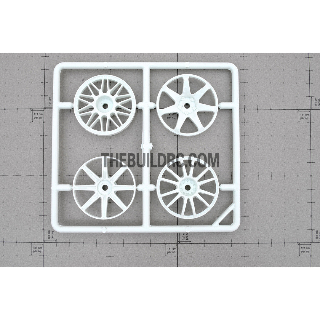 1/10 RC Car Wheel Spoke Set (White)