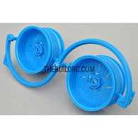 1/10 RC Car 3mm Offset 26mm Wheel Ring Set (2pc) - Light Blue