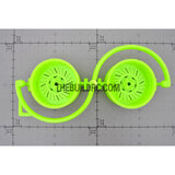 1/10 RC Car 3mm Offset 26mm Wheel Ring Set (2pc) - Green