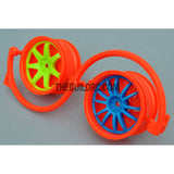 1/10 RC Car 3mm Offset 26mm Wheel Ring Set (2pc) - Orange