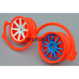 1/10 RC Car 3mm Offset 26mm Wheel Ring Set (2pc) - Orange