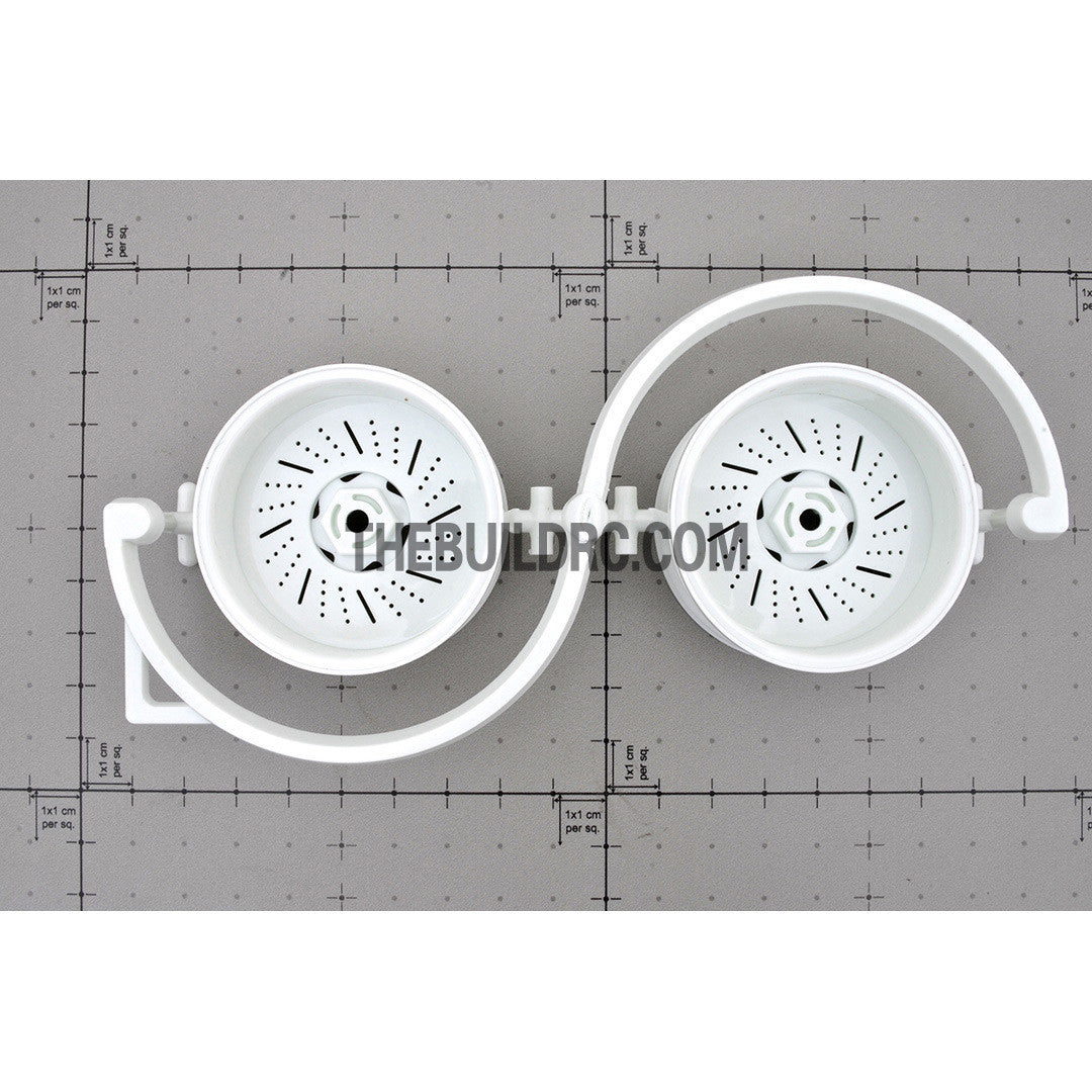 1/10 RC Car 3mm Offset 26mm Wheel Ring Set (2pc) - White