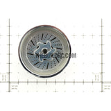 1/10 RC Car 26mm Metallic Plate 12 Removeable Spoke Wheel 4pcs - Blue