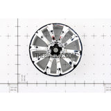 1/10 RC Car 26mm 5 Spoke Chrome Wheel 4pcs - Silver