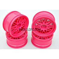 1/10 RC Car 26mm 20 Removeable Spoke 2mm Offset DRIFT Sporty Wheel 4pcs - Purple