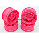 1/10 RC Car 26mm 20 Removeable Spoke 2mm Offset DRIFT Sporty Wheel 4pcs - Purple