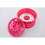 1/10 RC Car 26mm 20 Removeable Spoke 2mm Offset DRIFT Sporty Wheel 4pcs - Purple