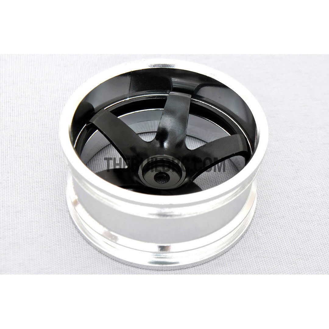1/10 RC Car 5 Spoke 12mm Offset  26mm Alloy CNC Sports Wheel Rim (4pcs)