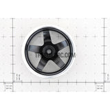 1/10 RC Car 5 Spoke 12mm Offset  26mm Alloy CNC Sports Wheel Rim (4pcs)