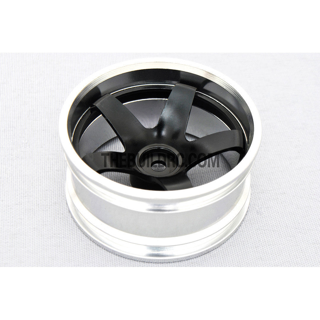 1/10 RC Car 5 Spoke 9mm Offset  26mm Alloy CNC Sports Wheel Rim (4pcs)