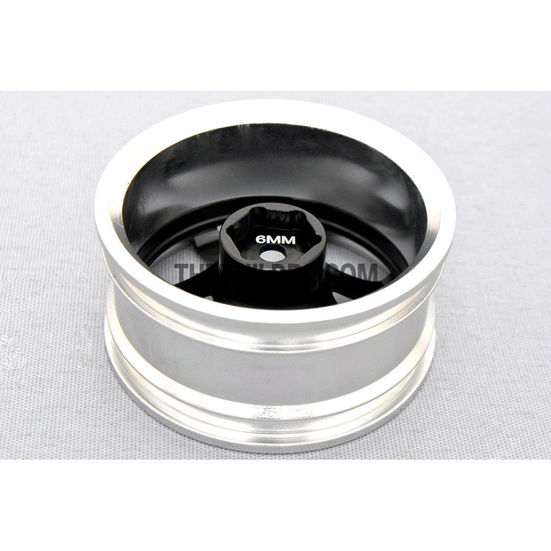 1/10 RC Car 7 Spoke 6mm Offset  26mm Alloy CNC Sports Wheel Rim (4pcs)