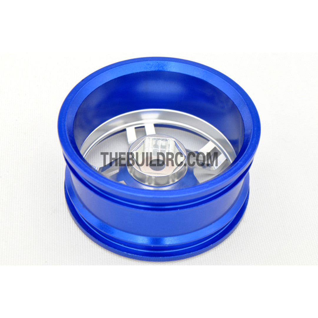 1/10 RC Car 5-Star 0mm Offset  26mm Alloy CNC Sports Wheel Rim (4pcs)