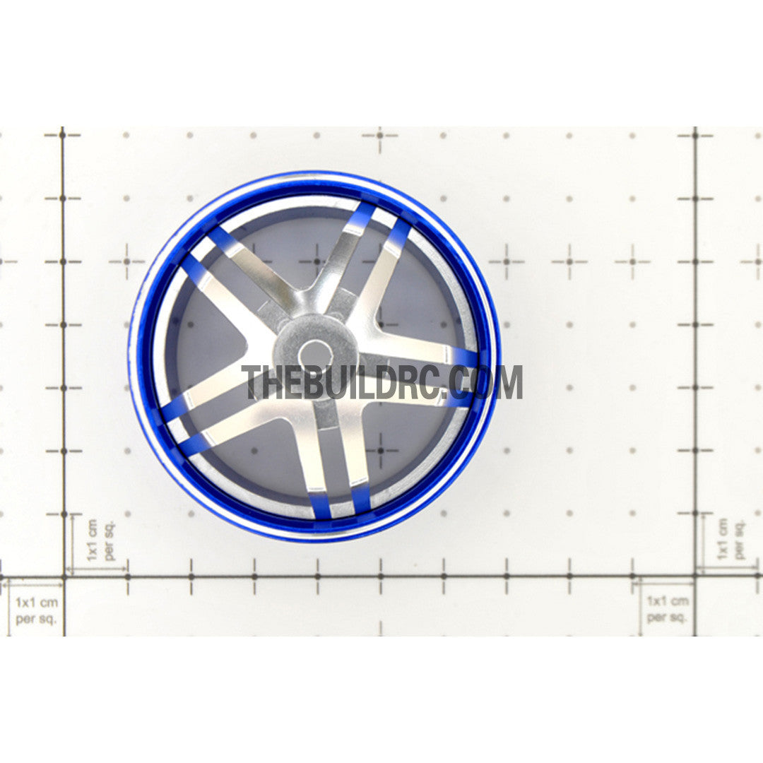 1/10 RC Car 5-Star 0mm Offset  26mm Alloy CNC Sports Wheel Rim (4pcs)