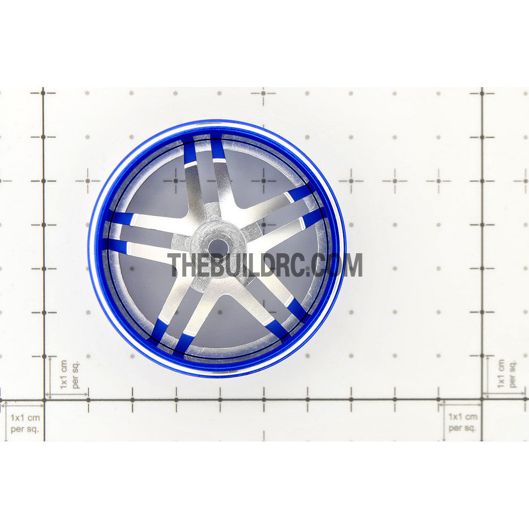 1/10 RC Car 5-Star 6mm Offset  26mm Alloy CNC Sports Wheel Rim (4pcs)