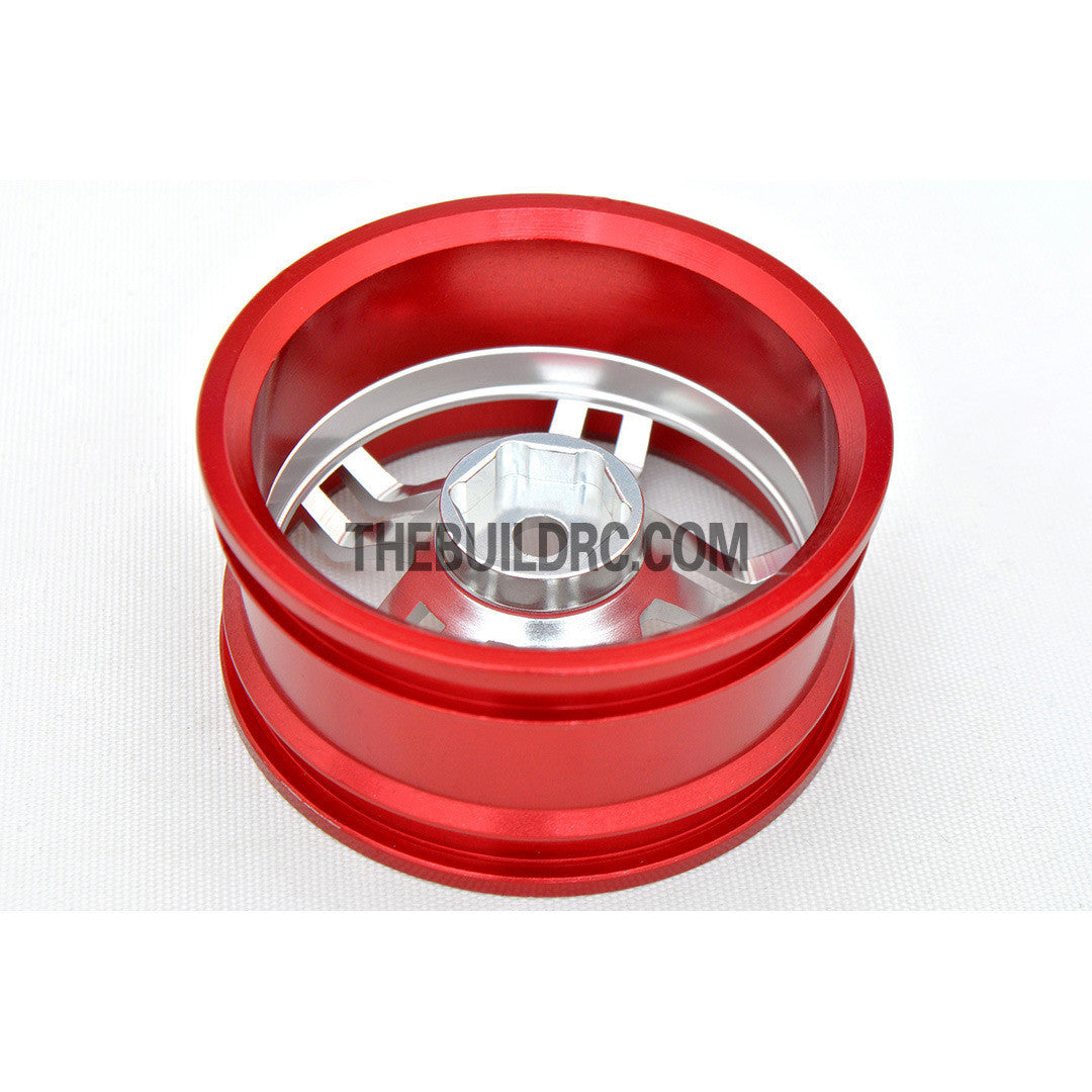 1/10 RC Car 5-Star 3mm Offset  26mm Alloy CNC Sports Wheel Rim (4pcs)