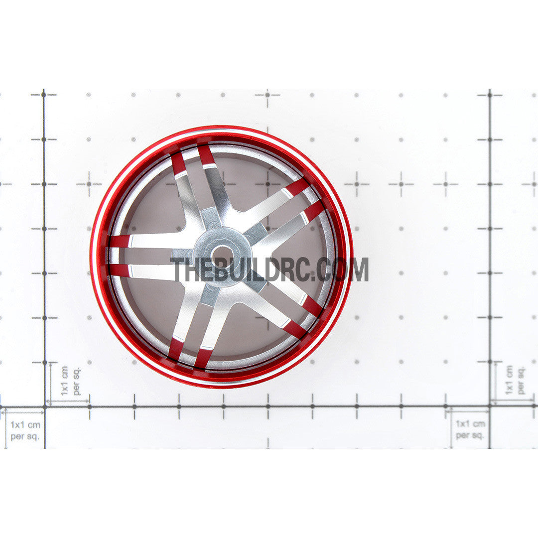 1/10 RC Car 5-Star 3mm Offset  26mm Alloy CNC Sports Wheel Rim (4pcs)