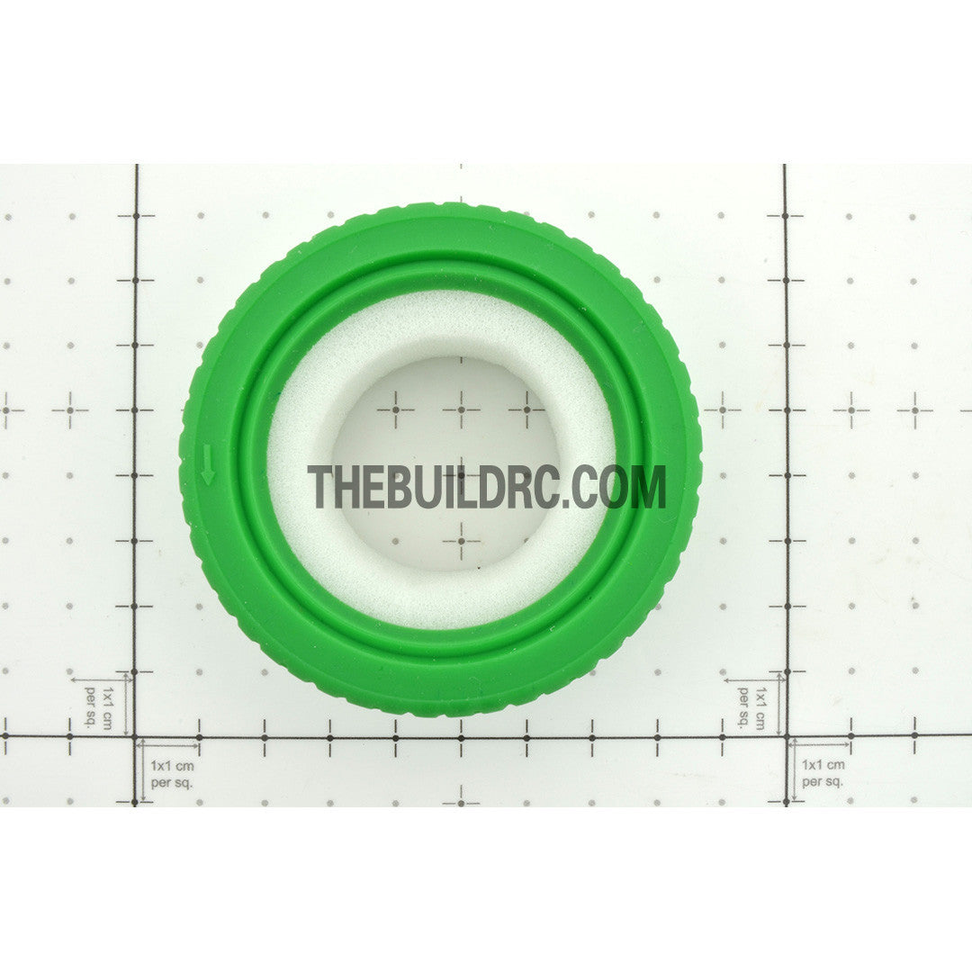 1/10 RC On-Road Touring Car L Pattern Performance Rubber Racing Tyres / Tires (4pcs) - Green