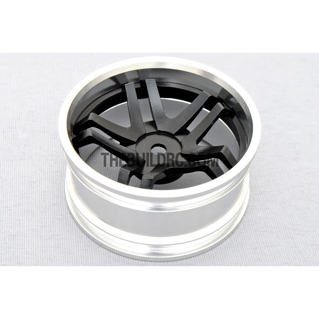 1/10 RC Car 5-Star 0mm Offset  26mm Alloy CNC Sports Wheel Rim (4pcs)
