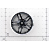 1/10 RC Car 5-Star 0mm Offset  26mm Alloy CNC Sports Wheel Rim (4pcs)