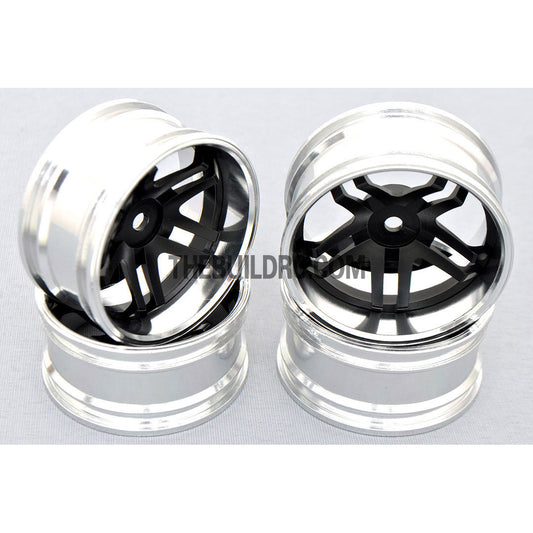 1/10 RC Car 5-Star 3mm Offset  26mm Alloy CNC Sports Wheel Rim (4pcs)