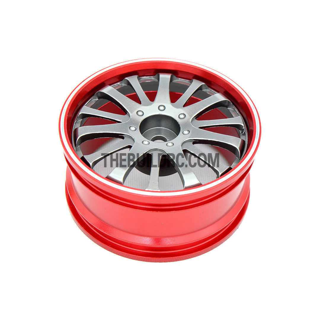 1/10 RC Car 14 Spoke 0mm Offset  26mm Alloy CNC Sports Wheel Rim (4pcs)