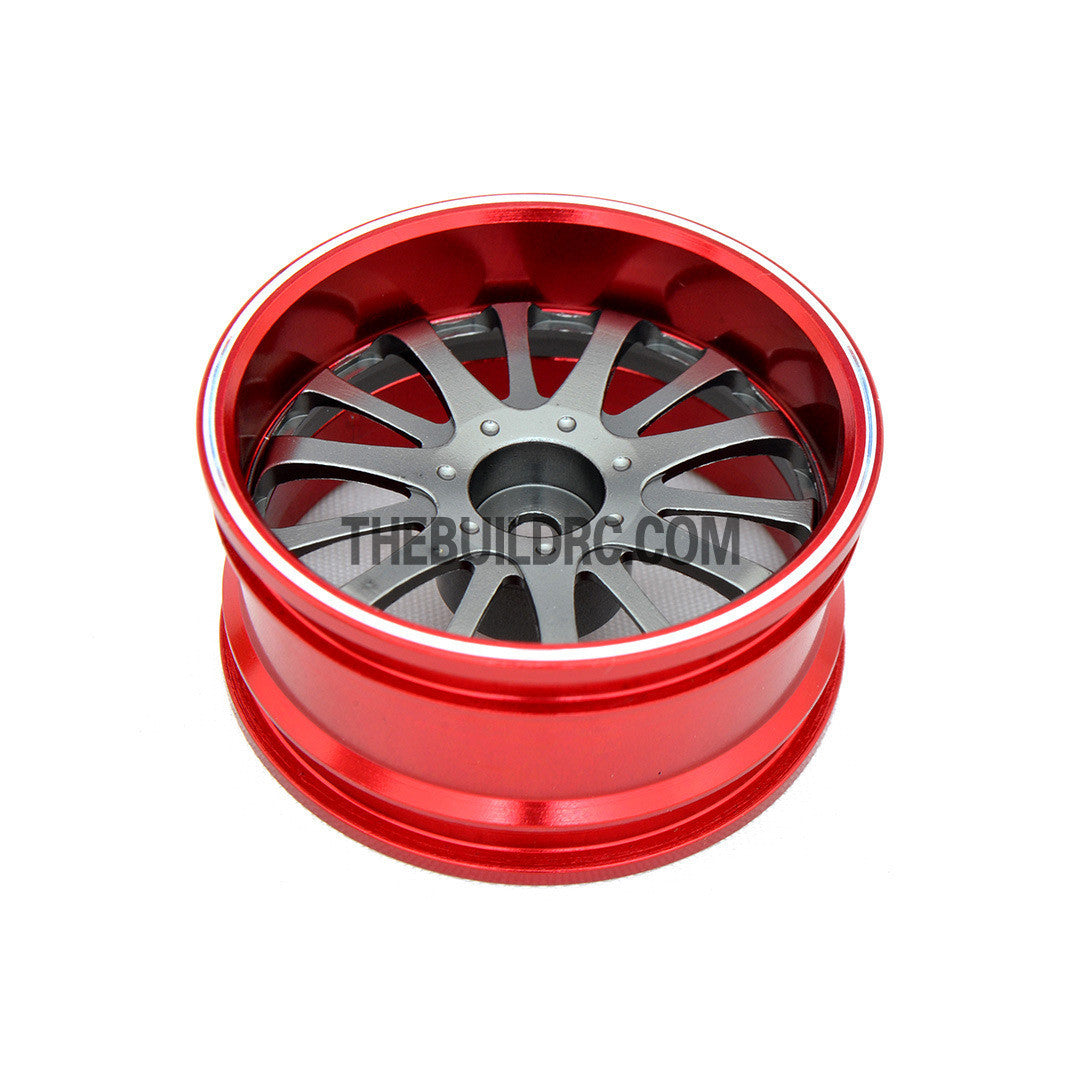 1/10 RC Car 14 Spoke 6mm Offset  26mm Alloy CNC Sports Wheel Rim (4pcs)