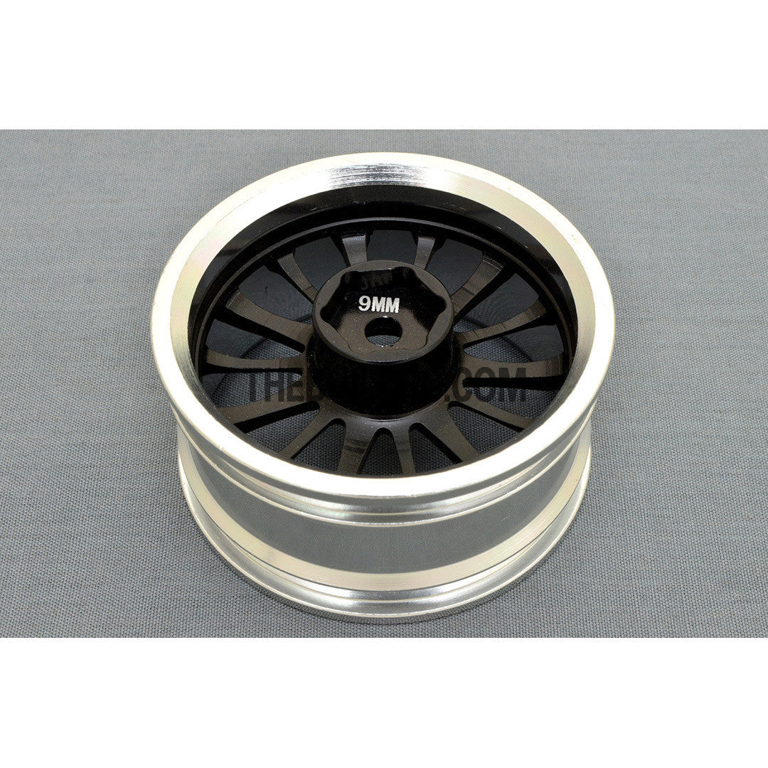 1/10 RC Car 14 Spoke 12mm Offset  26mm Alloy CNC Sports Wheel Rim (4pcs)