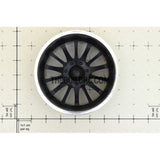 1/10 RC Car 14 Spoke 12mm Offset  26mm Alloy CNC Sports Wheel Rim (4pcs)
