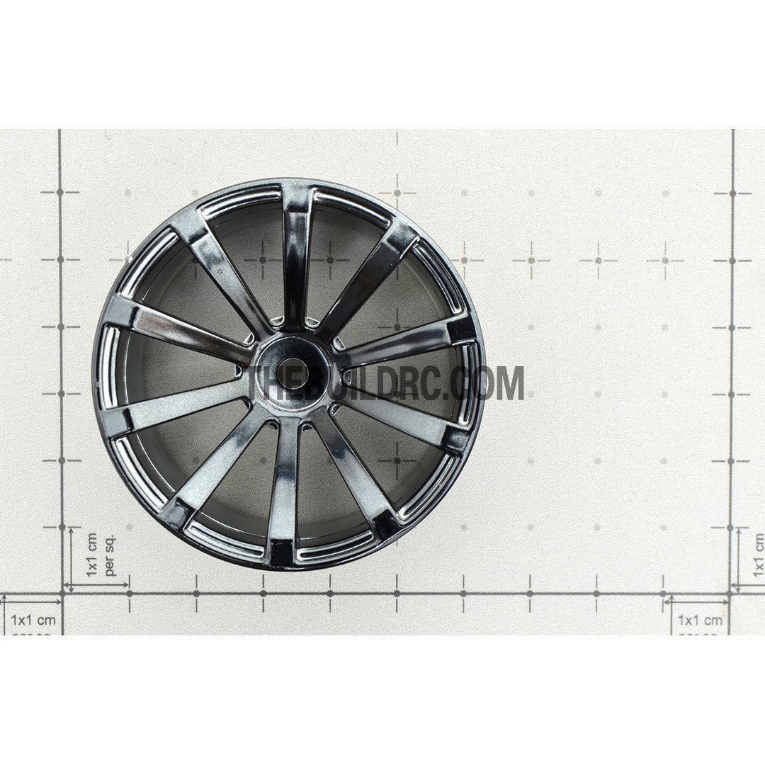1/10 RC Car 23mm 10 Spoke 3mm Offset DRIFT Sporty Wheel 4pcs - Titaninum