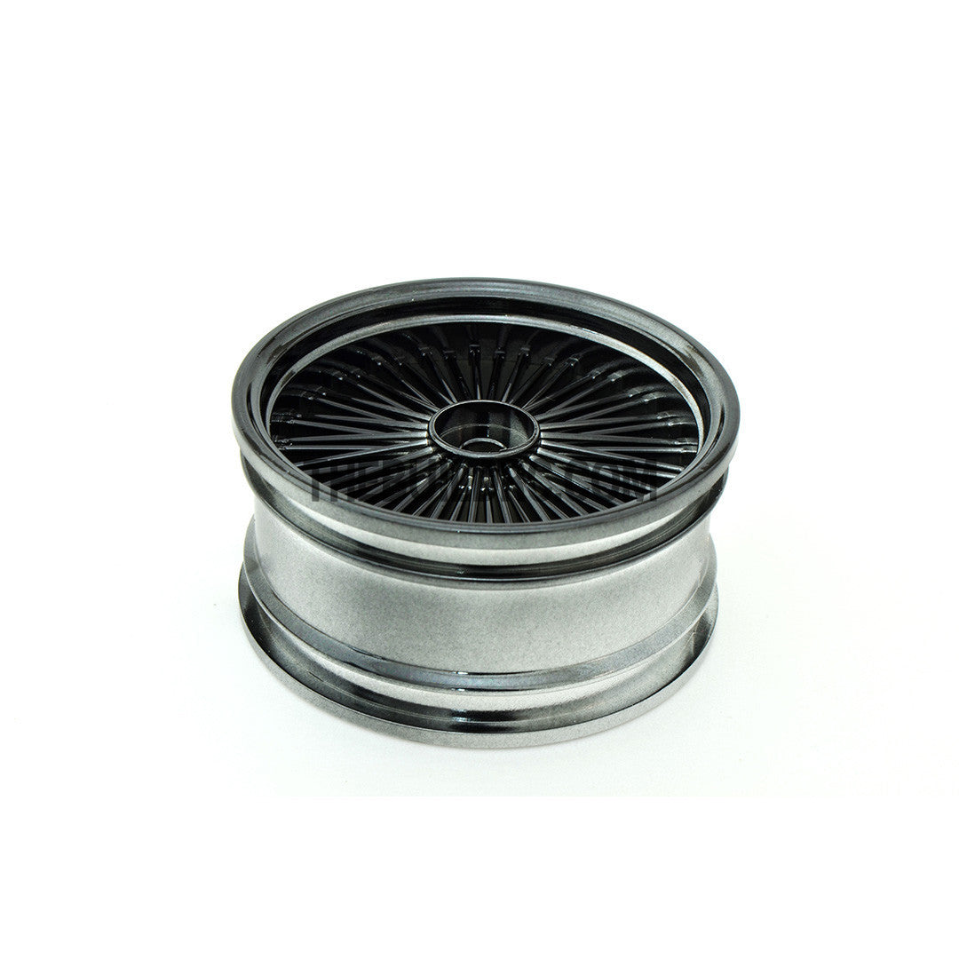 1/10 RC Car 26mm 55 Spoke 0mm Offset DRIFT Sporty Wheel 4pcs - Titanium