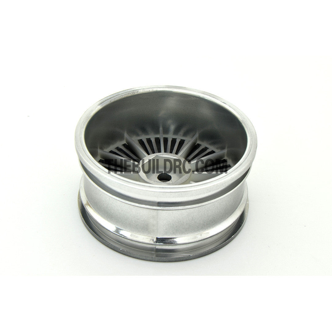 1/10 RC Car 26mm 55 Spoke 0mm Offset DRIFT Sporty Wheel 4pcs - Titanium