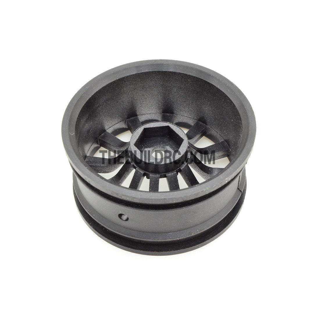 1/10 RC Car 26mm 12 Spoke 6mm Offset DRIFT Sport Wheel Rim 4pcs - Silver