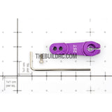 RC Car CNC Aluminium 35mm Adjustable Servo Arm / Horn for Futaba Servo (25T) - Purple