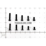 RC 2.0mm Hex Flat & Dome Head Screw Set with Plastic Container / Tool Box