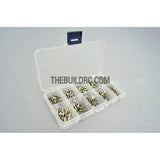 RC 2.0mm Hex Flat & Dome Head Screw Set with Plastic Container / Tool Box