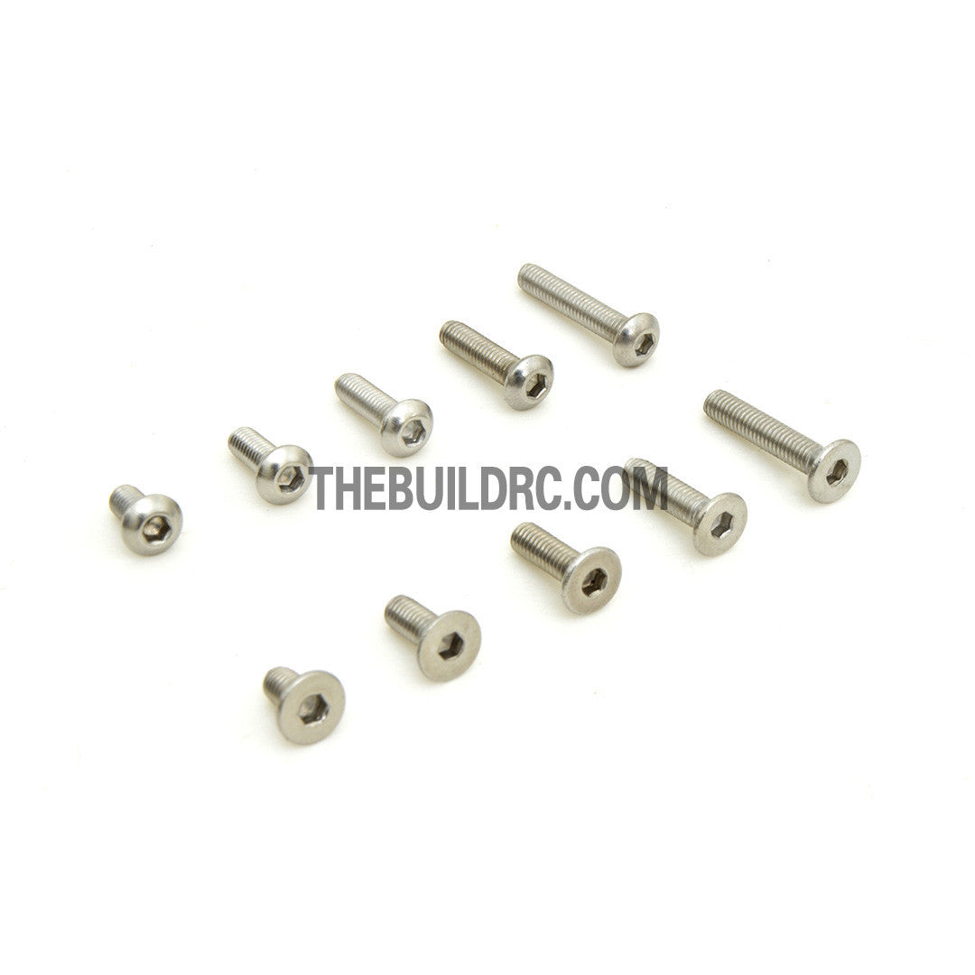 RC 2.0mm Hex Flat & Dome Head Screw Set with Plastic Container / Tool Box