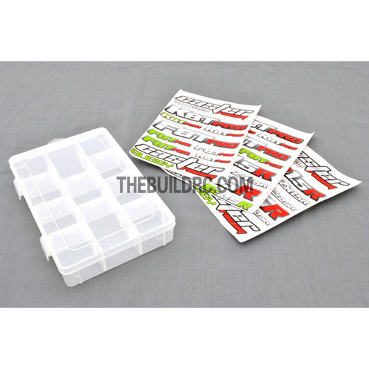 RC 3 x 8 Screw Nuts Parts Adjustable Plastic Tool Box