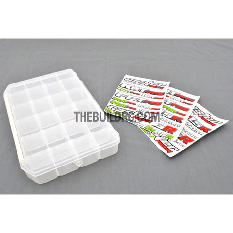 RC 6 x 4 Screw Nuts Parts Adjustable Plastic Tool Box