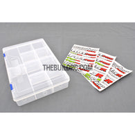 RC 3 x 4 Screw Nuts Parts Adjustable Plastic Tool Box