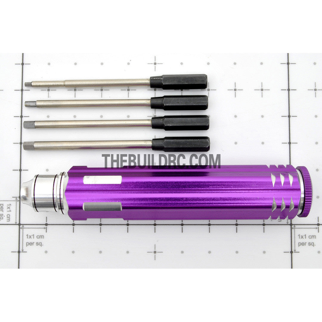 Ultra Durable 4-In-1 Hex Screw Driver - Red