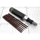 Ultra Durable  6-In-1 Hex Screw Driver - Black