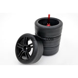 Aluminum RC Car Wheel Stand Holder Connector (2pcs) - Red