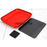 Aluminum Magnetic Non-slip Screw Tray - Red