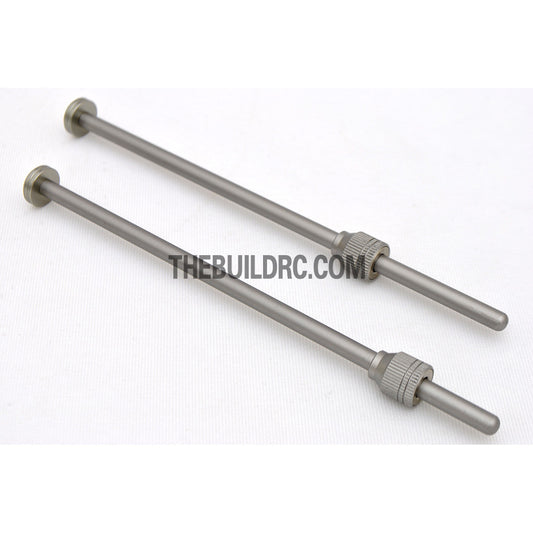 Aluminum RC Car 12mm Hex Wheel Stand Holder Connector (2pcs) - Grey