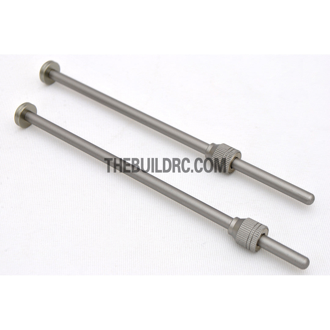 Aluminum RC Car 12mm Hex Wheel Stand Holder Connector (2pcs) - Grey