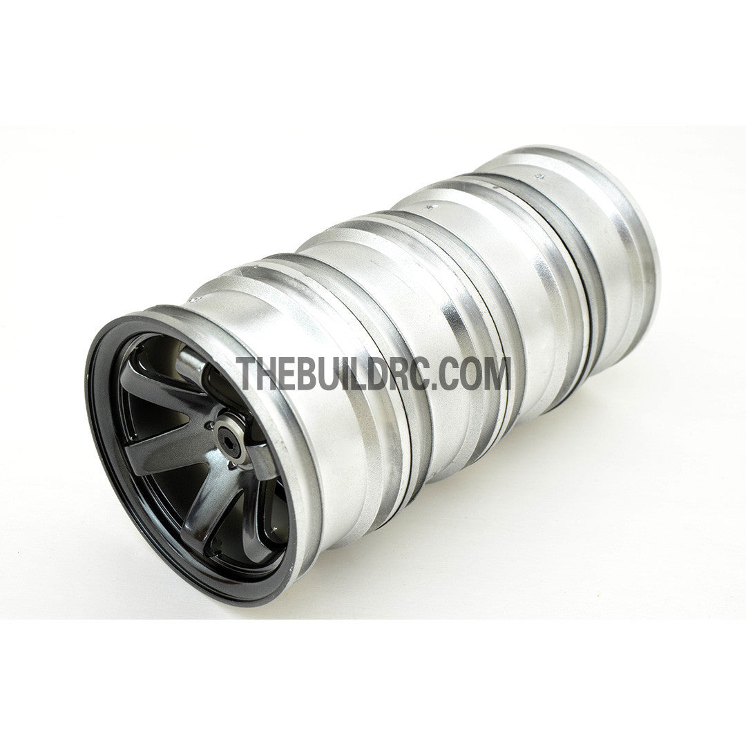 Aluminum RC Car 12mm Hex Wheel Stand Holder Connector (2pcs) - Grey