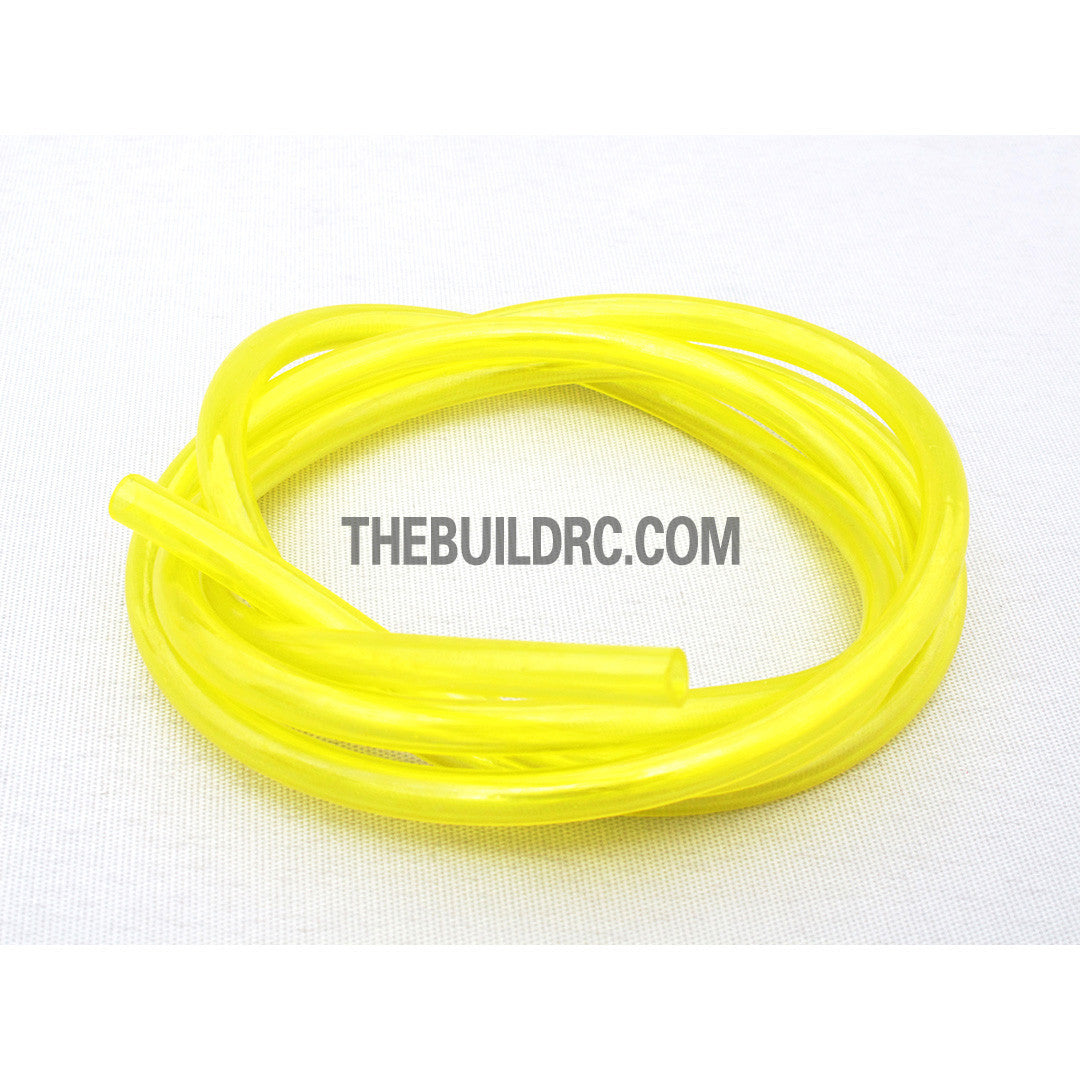 RC Car Boat ??3 x ??5 x L1000mm Semi Soft PVC Rubber Gasoline Inner Tube - Yellow